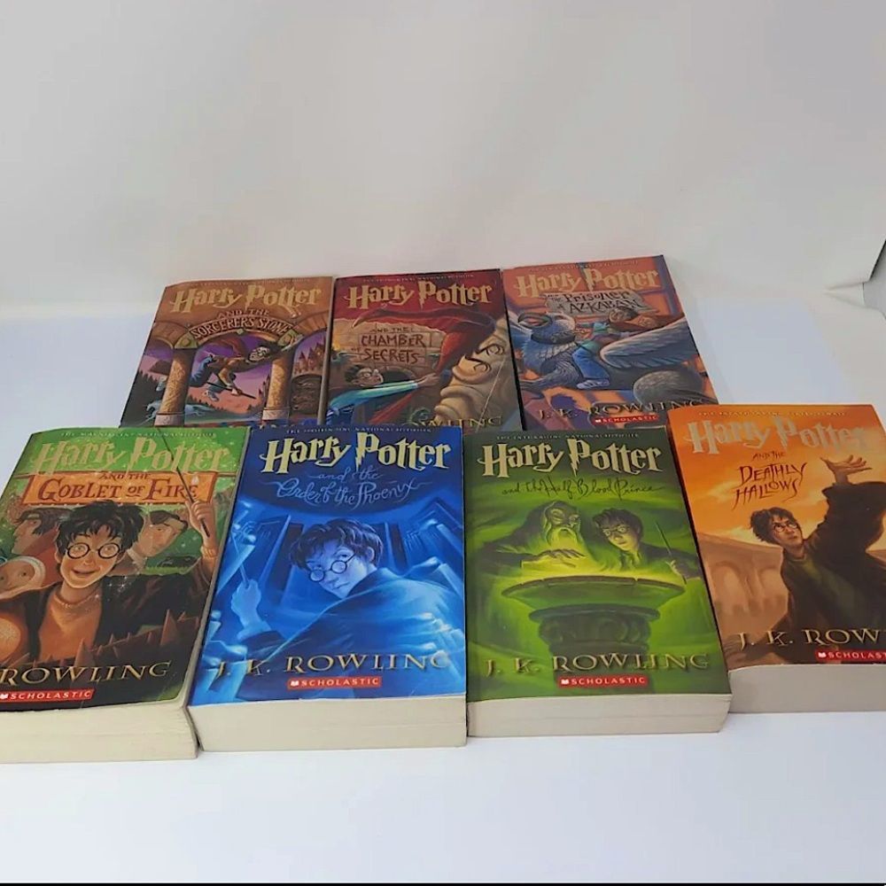Scholastic Harry Potter Book Set - Multi-Color Covers